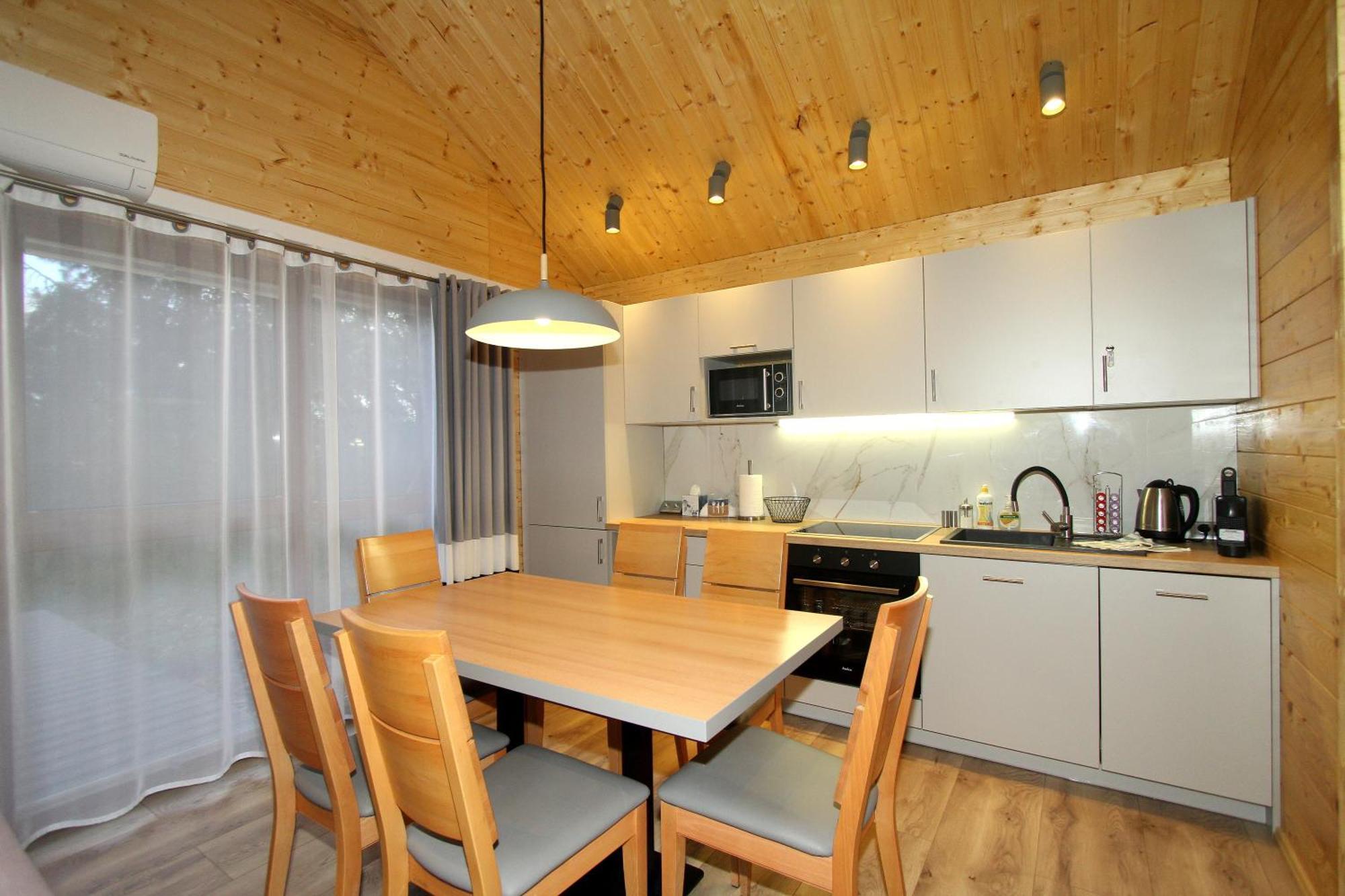 Caloroczny Drewniany Domek Superior I Apartamenty Eko-Oaza W Krynica Morska-Piaski Nowa Karczma  Exterior foto